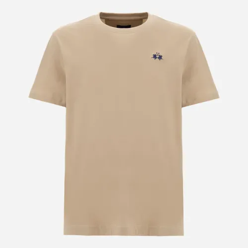 T-shirt  En Jersey De Coton Avec Petit Logo - Serge