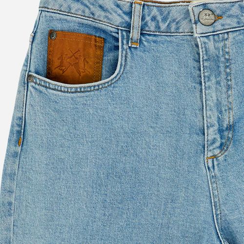 Jean Wide Leg En Denim À Bord Brut – Clyde