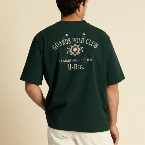 T-shirt En Coton Avec Poche Guards – Clay