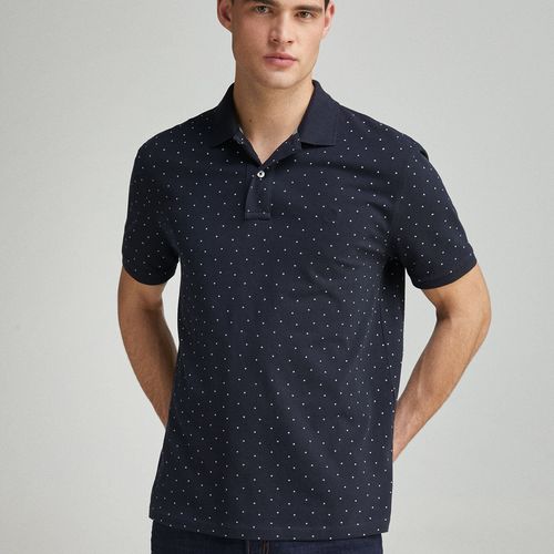 Polo Regular Fit En Piqué Imprimé All-over