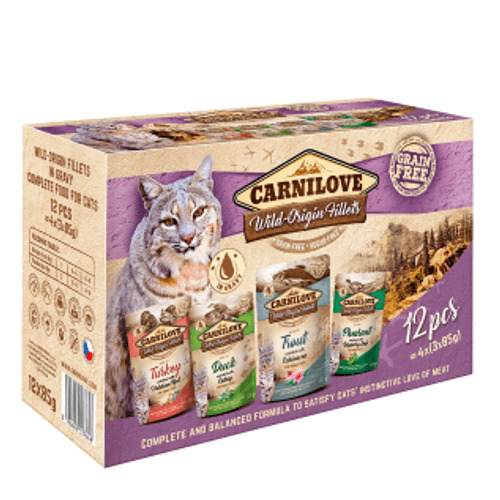 Cat Pouch Multipack (Dinde | Canard | Truite | Faisan) 