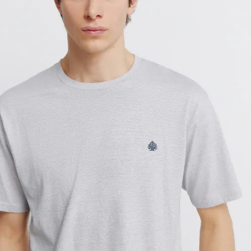T-shirt Manches Courtes Rayures Injectées