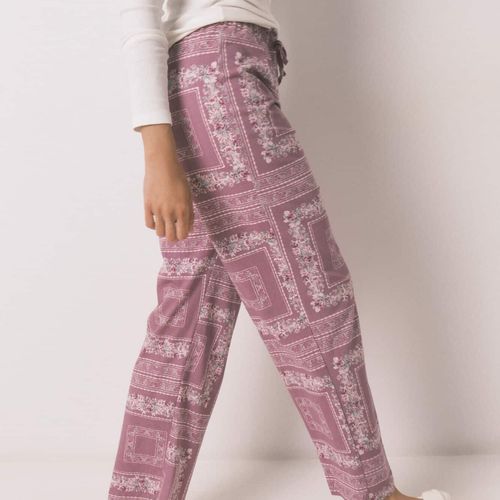 Pyjama Long À Imprimé Fleurs 