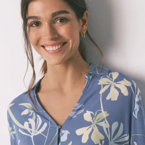 Pyjama Classique Imprimé Fleurs