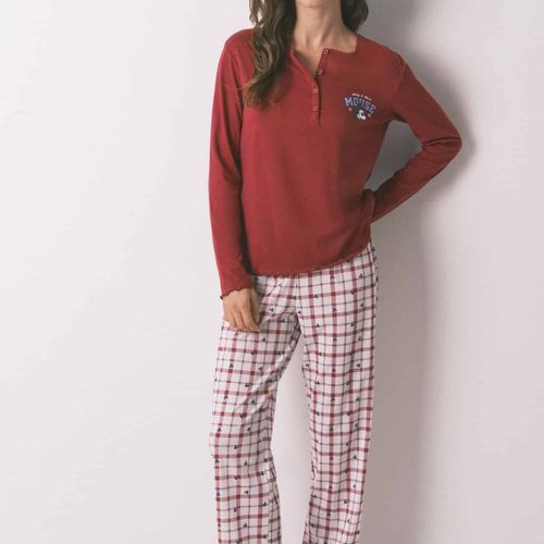Pyjama Long En Coton Mickey
