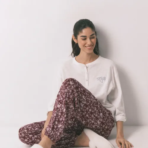 Pantalon Long Imprimé Floral