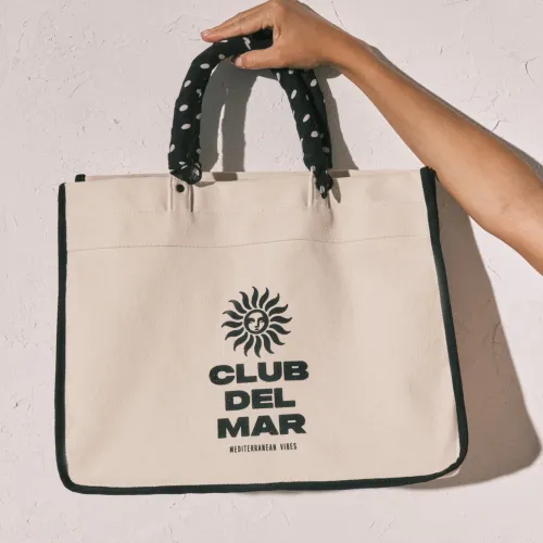Grand Sac En Toile Imprimée