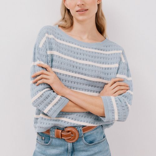 Pull Rayé Bicolore