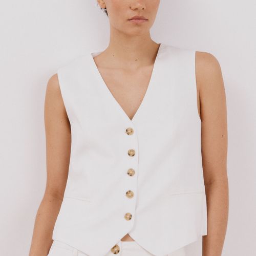Gilet Ouvert Avec Manche Sans Manches