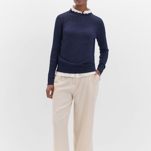 Pull En Maille Combinée
