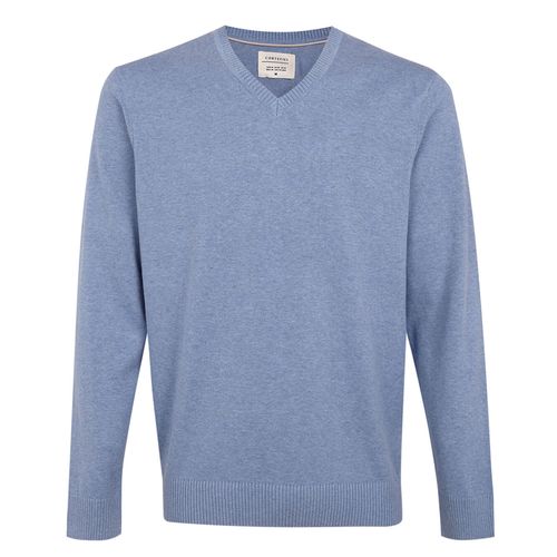 Pull Col V En Coton Essentiel