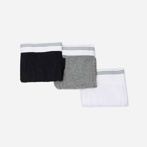 Lot De 3 Boxers En Maille Unis, 3 Couleurs