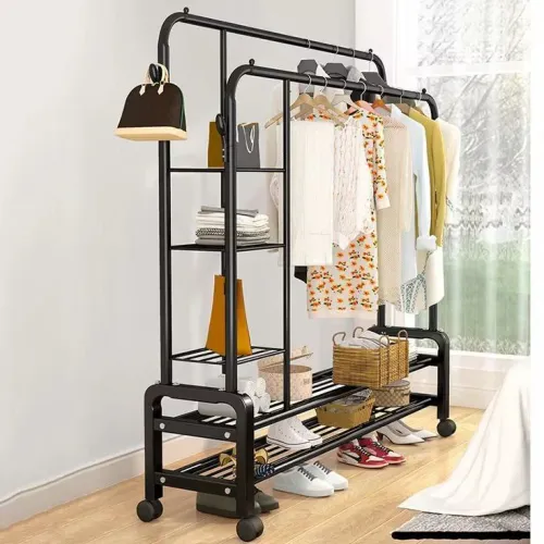 Portant À Vêtements 8 En 1 Avec Une Capacité De Charge Jusquà 68 Kg