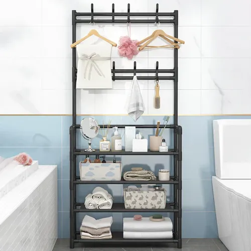Portant Multifonction Pour Vêtements, Chaussures Et Accessoires
