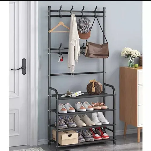 Portant Multifonction Pour Vêtements, Chaussures Et Accessoires