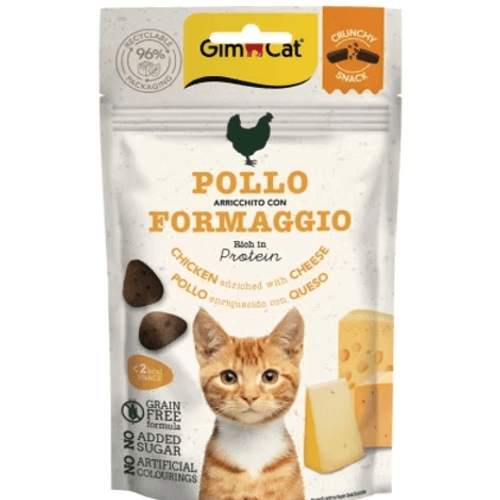 Gimcat Crunchy Snack Poulet & Fromage