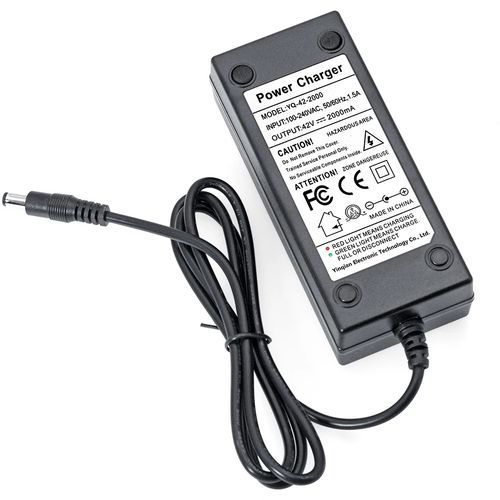Chargeur Au Lithium 36v Output 42v/ 2a Pour Vélo Électrique, Trottinette 