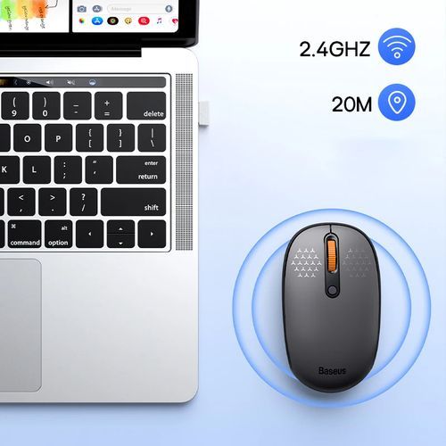 Souris Silencieuse F01a Avec Optique Ergonomique 2,4 Ghz Pour Les Jeux Sur Pc