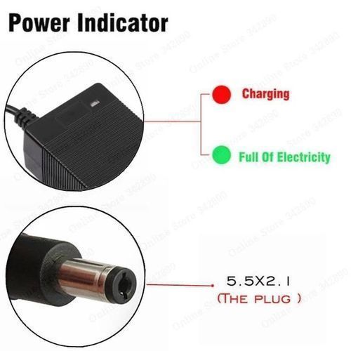 Chargeur Au Lithium 36v Output 42v/ 2a Pour Vélo Électrique, Trottinette ..