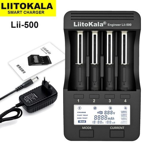 Chargeur De Batterie Lii-500 Pour Pile 26650 