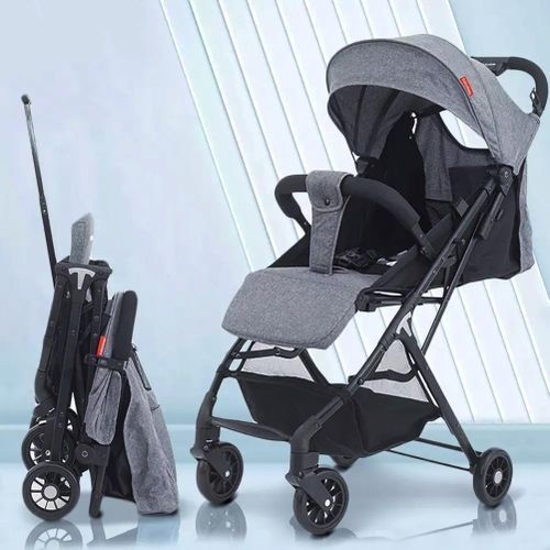 Poussette Valise Solide Et Pratique Gris