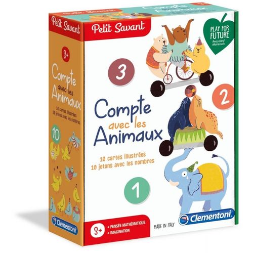 Clementoni - Compte Avec Les Animaux