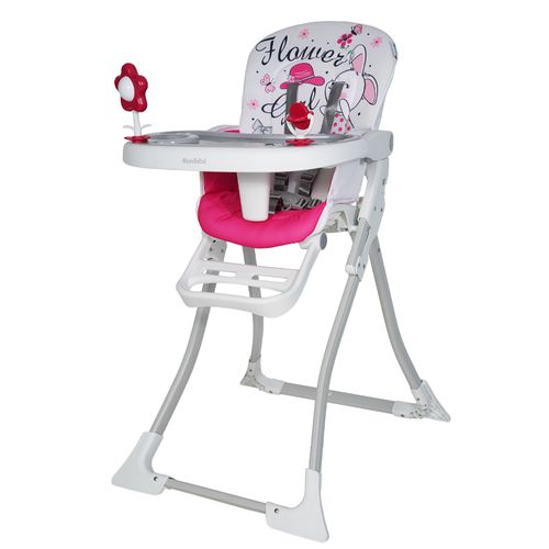 Chaise Haute Jungle Rose 