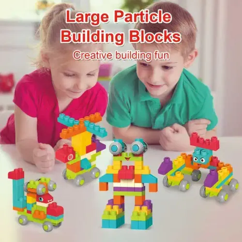 Blocs De Construction Souples – 66 Pièces Empilables