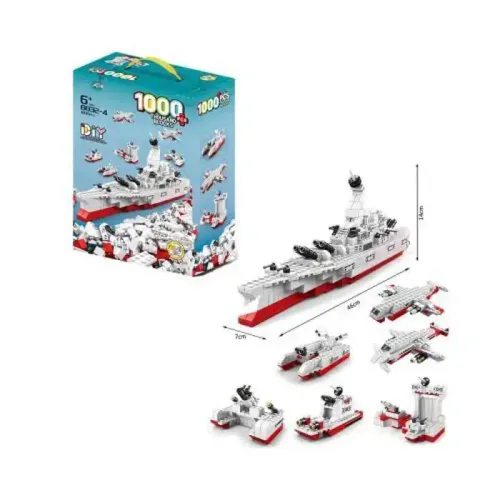 Bloc De Construction - Modèle Porteur D'avions - 1000 Pièces