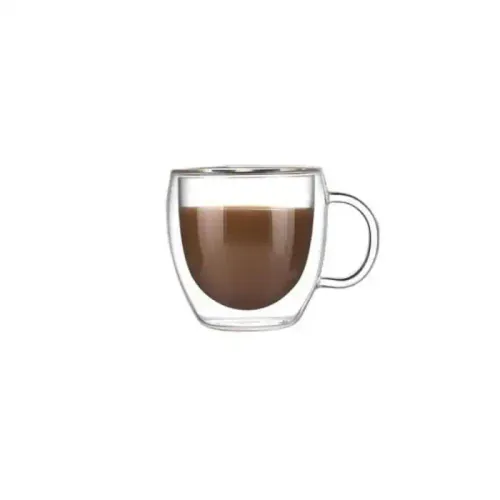 Tasse À Café À Double Paroi Isothermes Avec Poignée