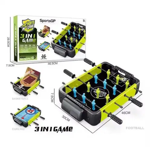 Ensemble De Table Multi-jeux 3 En 1