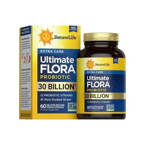 Probiotique Ultime Flora Extra Care 30 Milliards 60 Casquettes Végétaliennes