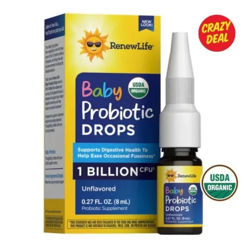 Baby Probiotic Drops – Gouttes Probiotiques Bébé Bio (8 Ml)