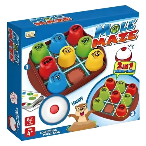 Mole Maze – Jeu Éducatif Et Compétitif 2 En 1