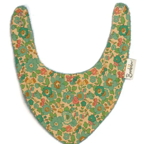 Bavoir Bandana Vert Betsy Liberty
