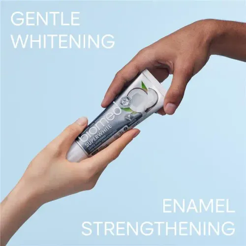 Biomed Super White Dentifrice À L’huile De Coco 100g Sans Fluor 99% Naturel