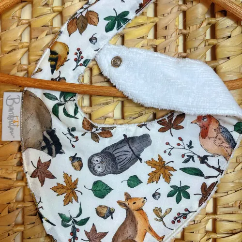 Bavoir Bandana Hibou