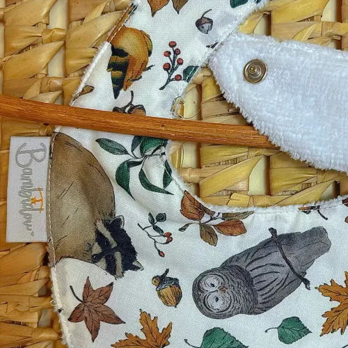 Bavoir Bandana Hibou