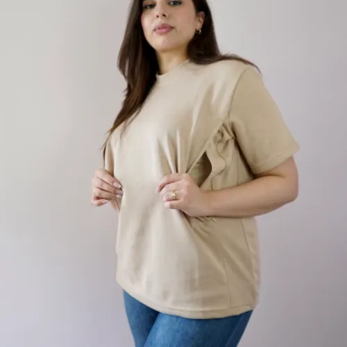 T-shirt D'allaitement Camel