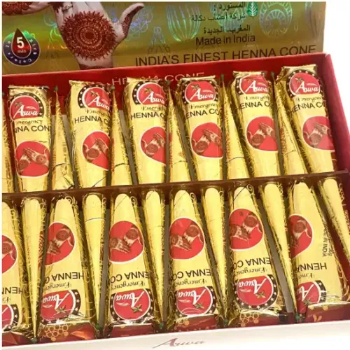 Henné Rouge Arabe Pour Tatouage En Cône 
