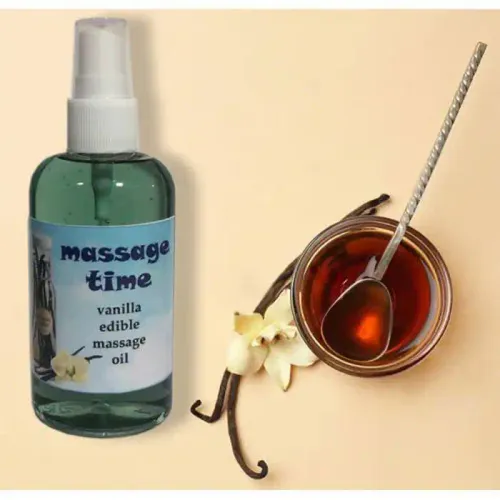 Huile De Massage - Vanille - Naturelle - Sans Conservateurs