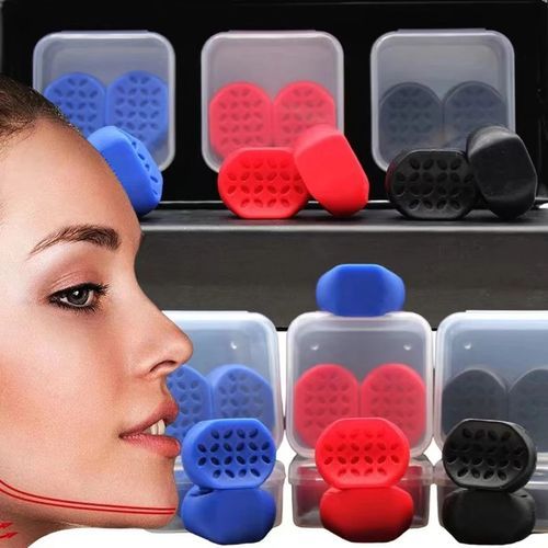 6pcs - Silicone Jaw Line Exerciser Ball 40/50/60lbs