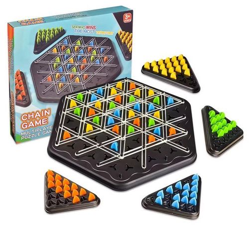 Jeu De Société Puzzle Stratégique – Chain Game Multijoueur | 3+ Ans