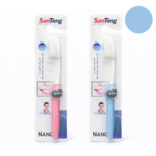 Brosse À Dents Pour Gencives Sensibles – Poils Ultra Doux Et Manche Bleu