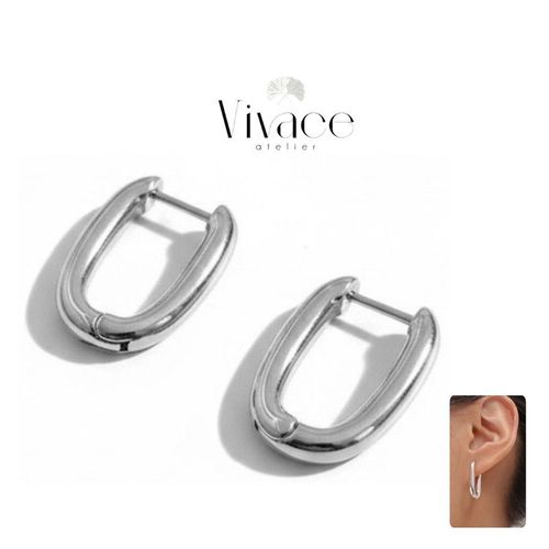 Boucles D’oreilles Vivace Élégance Argentée