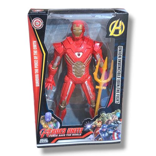 🔴 Iron Man – Figurine Super Héros Avengers – Armure De Feu