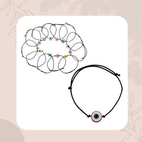 Bracelet Fil Oeil Multicolore