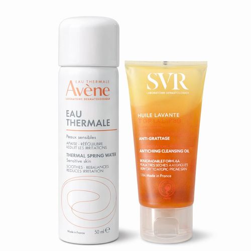 Mini Pack Ra An Peau Sensible – Avène Eau Thermale + Svr Huile Lavante