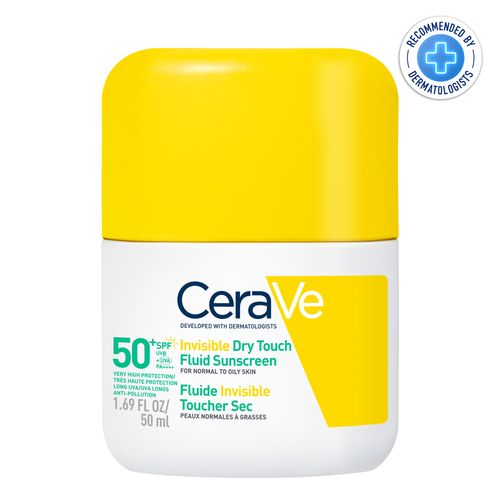 Fluide Invisible Toucher Sec Spf50+ | Peau Normale À Grasses | Tendance Acnéique 