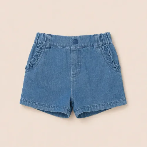 Short Bébé En Denim – Chic Casual & Confort Absolu